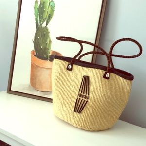 Woven satchel
